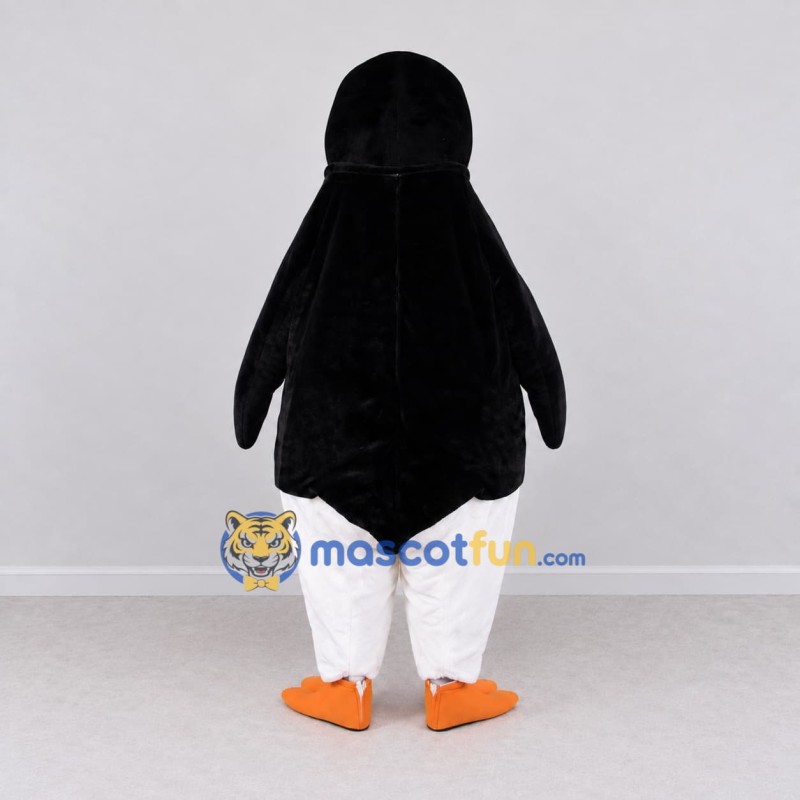 Custom Black and White Penguin Character Mascot Costume Adult Full Body Suit for Ocean Events Custom Black and White Penguin Character Mascot Costume Adult Full Body Suit for Ocean Events