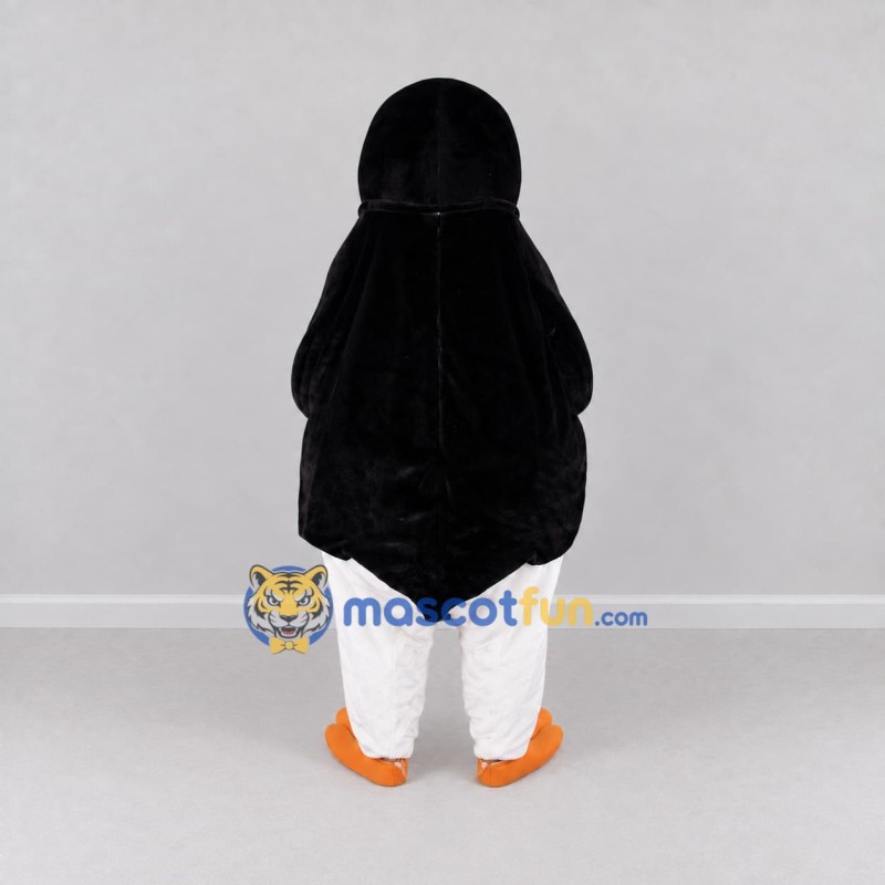 Custom Black and White Penguin Character Mascot Costume Adult Full Body Suit for Ocean Events Custom Black and White Penguin Character Mascot Costume Adult Full Body Suit for Ocean Events