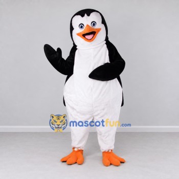 Custom Black and White Penguin Character Mascot Costume Adult Full Body Suit for Ocean Events Custom Black and White Penguin Character Mascot Costume Adult Full Body Suit for Ocean Events