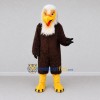 Custom Brown and White Bald Eagle Character Mascot Costume Adult Full Body Suit for Sports Events