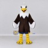 Custom Brown and White Bald Eagle Character Mascot Costume Adult Full Body Suit for Sports Events