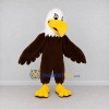 Custom Brown and White Bald Eagle Character Mascot Costume Adult Full Body Suit for Sports Events