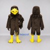 Custom Brown and Yellow Eagle Character Mascot Costume Adult Full Body Suit for Sports Events Custom Brown and Yellow Eagle Character Mascot Costume Adult Full Body Suit for Sports Events