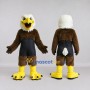 Custom Brown and White Eagle Character in a Singlet Mascot Costume Adult Full Body Suit for Sports Events
