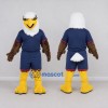 Custom Brown and White Bald Eagle Character in Sportswear Mascot Costume Adult Full Body Suit for Sports Events Custom Brown and White Bald Eagle Character in Sportswear Mascot Costume Adult Full Body Suit for Sports Events