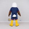 Custom Brown and White Bald Eagle Character in Sportswear Mascot Costume Adult Full Body Suit for Sports Events Custom Brown and White Bald Eagle Character in Sportswear Mascot Costume Adult Full Body Suit for Sports Events