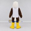Custom Brown and White Bald Eagle Character in a Jersey Mascot Costume Adult Full Body Suit for Sports Events Custom Brown and White Bald Eagle Character in a Jersey Mascot Costume Adult Full Body Suit for Sports Events