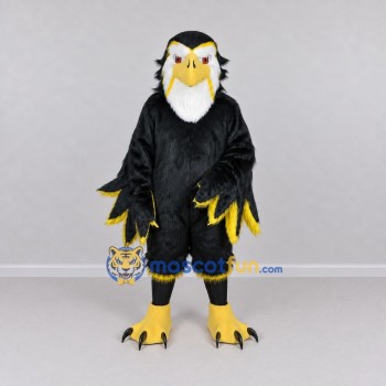 Custom Black and Yellow Eagle Character Mascot Costume Adult Full Body Suit for Sports Events Custom Black and Yellow Eagle Character Mascot Costume Adult Full Body Suit for Sports Events