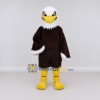 Custom Brown and White Bald Eagle Character Mascot Costume Adult Full Body Suit for Sports Events