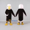 Custom Black and White Eagle Character Mascot Costume Adult Full Body Suit for School Events Custom Black and White Eagle Character Mascot Costume Adult Full Body Suit for School Events