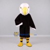 Custom Black and White Eagle Character Mascot Costume Adult Full Body Suit for School Events Custom Black and White Eagle Character Mascot Costume Adult Full Body Suit for School Events
