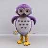 Custom Purple and White Owl Character with Headphones Mascot Costume Adult Full Body Suit for School Events Custom Purple and White Owl Character with Headphones Mascot Costume Adult Full Body Suit for School Events