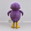 Custom Purple and White Owl Character with Headphones Mascot Costume Adult Full Body Suit for School Events Custom Purple and White Owl Character with Headphones Mascot Costume Adult Full Body Suit for School Events