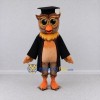 Custom Brown and Orange Owl Graduate Character Mascot Costume Adult Full Body Suit for School Events Custom Brown and Orange Owl Graduate Character Mascot Costume Adult Full Body Suit for School Events