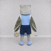 Custom Gray and Blue Owl Character in Sportswear Mascot Costume Adult Full Body Suit for Sports Events Custom Gray and Blue Owl Character in Sportswear Mascot Costume Adult Full Body Suit for Sports Events
