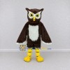Custom Brown and White Owl Character Mascot Costume Adult Full Body Suit for Wildlife Events Custom Brown and White Owl Character Mascot Costume Adult Full Body Suit for Wildlife Events