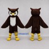 Custom Brown and White Owl Character Mascot Costume Adult Full Body Suit for Wildlife Events Custom Brown and White Owl Character Mascot Costume Adult Full Body Suit for Wildlife Events