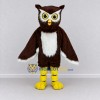 Custom Brown and White Owl Character Mascot Costume Adult Full Body Suit for Wildlife Events Custom Brown and White Owl Character Mascot Costume Adult Full Body Suit for Wildlife Events