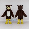 Custom Brown and White Owl Character Mascot Costume Adult Full Body Suit for Wildlife Events Custom Brown and White Owl Character Mascot Costume Adult Full Body Suit for Wildlife Events