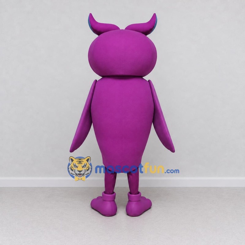 Custom Purple and Pink Owl Character Mascot Costume Adult Full Body Suit for School Events Custom Purple and Pink Owl Character Mascot Costume Adult Full Body Suit for School Events