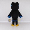Custom Black and Blue Owl Character with Glasses Mascot Costume Adult Full Body Suit for School Events Custom Black and Blue Owl Character with Glasses Mascot Costume Adult Full Body Suit for School Events