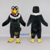 Custom Black and White Bird Character Mascot Costume Adult Full Body Suit for School Events Custom Black and White Bird Character Mascot Costume Adult Full Body Suit for School Events