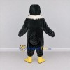 Custom Black and White Bird Character Mascot Costume Adult Full Body Suit for School Events Custom Black and White Bird Character Mascot Costume Adult Full Body Suit for School Events