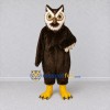 Custom Brown and White Owl Character Mascot Costume Adult Full Body Suit for Wildlife Events Custom Brown and White Owl Character Mascot Costume Adult Full Body Suit for Wildlife Events