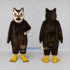 Custom Brown and White Owl Character Mascot Costume Adult Full Body Suit for Wildlife Events Custom Brown and White Owl Character Mascot Costume Adult Full Body Suit for Wildlife Events