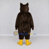 Custom Brown and White Owl Character Mascot Costume Adult Full Body Suit for Wildlife Events Custom Brown and White Owl Character Mascot Costume Adult Full Body Suit for Wildlife Events