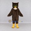 Custom Brown and Cream Owl Character Mascot Costume Adult Full Body Suit for Wildlife Events Custom Brown and Cream Owl Character Mascot Costume Adult Full Body Suit for Wildlife Events
