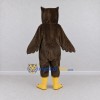 Custom Brown and Cream Owl Character Mascot Costume Adult Full Body Suit for Wildlife Events Custom Brown and Cream Owl Character Mascot Costume Adult Full Body Suit for Wildlife Events