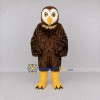 Custom Brown and Cream Owl Character Mascot Costume Adult Full Body Suit for Wildlife Events