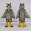 Custom Gray and White Owl Character Mascot Costume Adult Full Body Suit for Wildlife Events Custom Gray and White Owl Character Mascot Costume Adult Full Body Suit for Wildlife Events