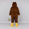 Custom Brown and White Owl Character Mascot Costume Adult Full Body Suit for School Events Custom Brown and White Owl Character Mascot Costume Adult Full Body Suit for School Events