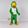Custom Green and White Parrot Character in a Jersey Mascot Costume Adult Full Body Suit for Sports Events Custom Green and White Parrot Character in a Jersey Mascot Costume Adult Full Body Suit for Sports Events