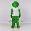 Custom Green and White Parrot Character in a Jersey Mascot Costume Adult Full Body Suit for Sports Events Custom Green and White Parrot Character in a Jersey Mascot Costume Adult Full Body Suit for Sports Events