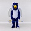 Custom Blue and White Winged Bird Character Mascot Costume Adult Full Body Suit for Theme Parties Custom Blue and White Winged Bird Character Mascot Costume Adult Full Body Suit for Theme Parties