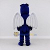 Custom Blue and White Winged Bird Character Mascot Costume Adult Full Body Suit for Theme Parties Custom Blue and White Winged Bird Character Mascot Costume Adult Full Body Suit for Theme Parties