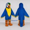 Custom Blue and Yellow Macaw Character Mascot Costume Adult Full Body Suit for Wildlife Events Custom Blue and Yellow Macaw Character Mascot Costume Adult Full Body Suit for Wildlife Events