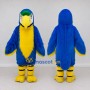 Custom Blue and Yellow Macaw Character Mascot Costume Adult Full Body Suit for Wildlife Events