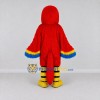 Custom Red and White Parrot Character Mascot Costume Adult Full Body Suit for Wildlife Events