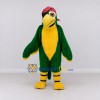 Custom Green and Yellow Pirate Parrot Character Mascot Costume Adult Full Body Suit for Theme Parties Custom Green and Yellow Pirate Parrot Character Mascot Costume Adult Full Body Suit for Theme Parties