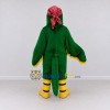Custom Green and Yellow Pirate Parrot Character Mascot Costume Adult Full Body Suit for Theme Parties Custom Green and Yellow Pirate Parrot Character Mascot Costume Adult Full Body Suit for Theme Parties