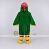 Custom Green and Yellow Pirate Parrot Character Mascot Costume Adult Full Body Suit for Theme Parties Custom Green and Yellow Pirate Parrot Character Mascot Costume Adult Full Body Suit for Theme Parties