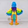 Custom Blue Green and Yellow Parrot Character Mascot Costume Adult Full Body Suit for Theme Parties Custom Blue Green and Yellow Parrot Character Mascot Costume Adult Full Body Suit for Theme Parties