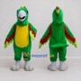 Custom Green and Yellow Parrot Character Mascot Costume Adult Full Body Suit for Wildlife Events