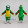 Custom Green and Yellow Parrot Character Mascot Costume Adult Full Body Suit for Wildlife Events