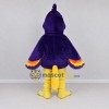 Custom Purple and White Toucan Character Mascot Costume Adult Full Body Suit for Theme Parties