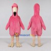 Custom Pink and Cream Flamingo Character Mascot Costume Adult Full Body Suit for Summer Events Custom Pink and Cream Flamingo Character Mascot Costume Adult Full Body Suit for Summer Events